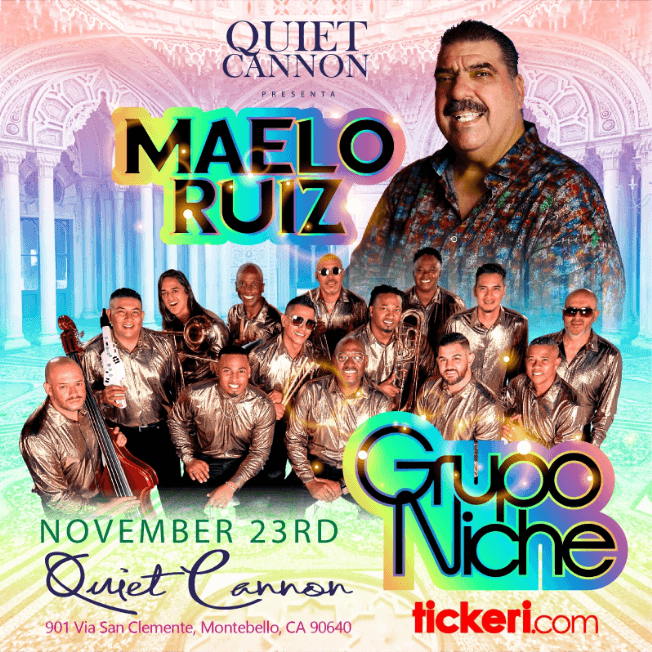 Event - MAELO RUIZ Y GRUPO NICHE  EN CONCIERTO !  MONTEBELLO CALIFORNIA - Montebello, California - November 23, 2022 | concert tickets