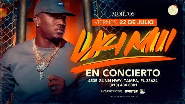 Event - Concierto del Kimico - Tampa, Florida - July 22, 2022 | concert tickets