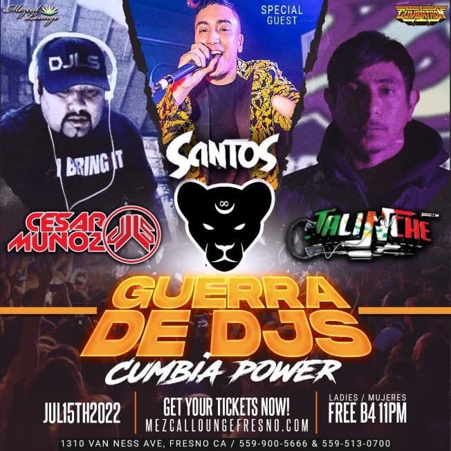 Event - GUERRA DE DJS CUMBIA POWER FRESNO CALIFORNIA - Fresno, California - July 15, 2022 | concert tickets