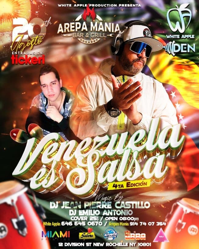 Event - VENEZUELA ES SALSA NEW ROCHELLE NEW YORK ***CANCELLED - New York, New York - August 20, 2022 | concert tickets