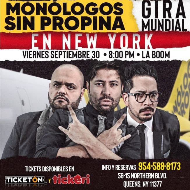 Event - MONOLOGOS SIN PROPINA EN QUEENS NEW YORK - Woodside, New York - September 30, 2022 | concert tickets