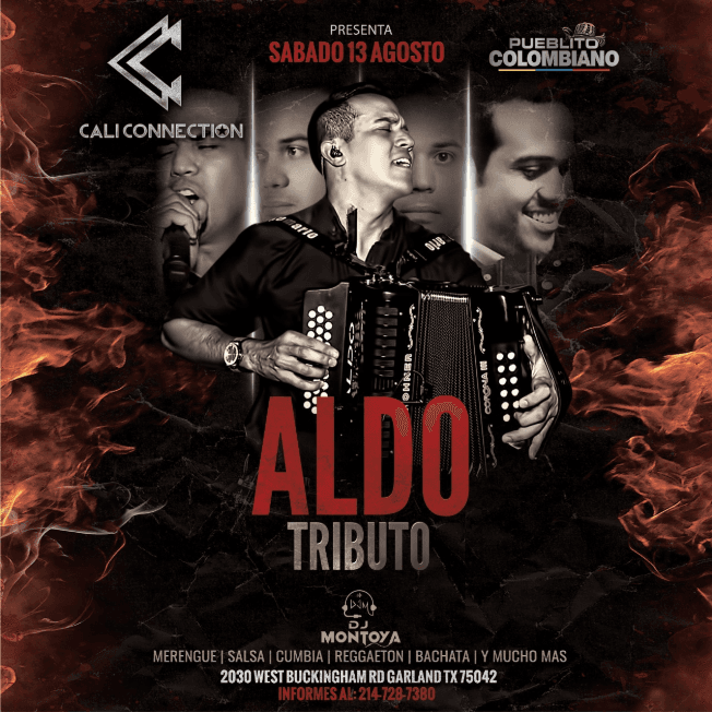 Event - ALDO TRIBUTO ! EN GARLAND TEXAS - Garland, Texas - August 13, 2022 | concert tickets