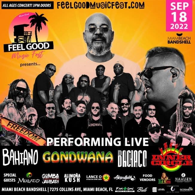 Event - Feel Good Music Fest 2022: LIMITED TICKETS AVAILABLE! - Miami Beach, Florida - September 18, 2022 | concert tickets