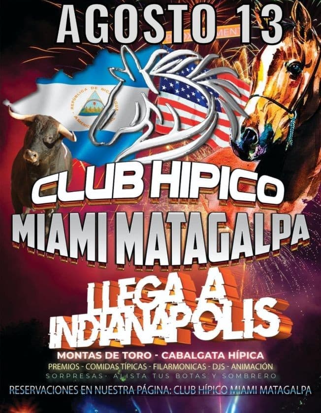 Event - FIESTA TAURINA MATAGALPA INDIANA 2022, CLUB HIPICO MIAMI MATAGALPA - Jamestown, Indiana - August 13, 2022 | concert tickets