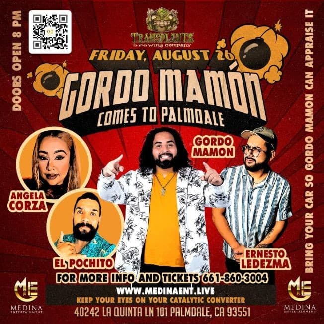 Event - GORDO MAMON COMES TO PALMDALE CALIFORNIA - Palmdale, California - August 26, 2022 | concert tickets