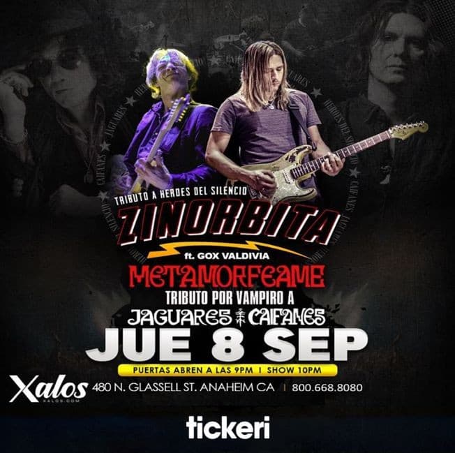 Event - TRIBUTO A HEROES, CAIFANES Y JAGUARES EN ANAHEIM CALIFORNIA - Anaheim, California - September 8, 2022 | concert tickets