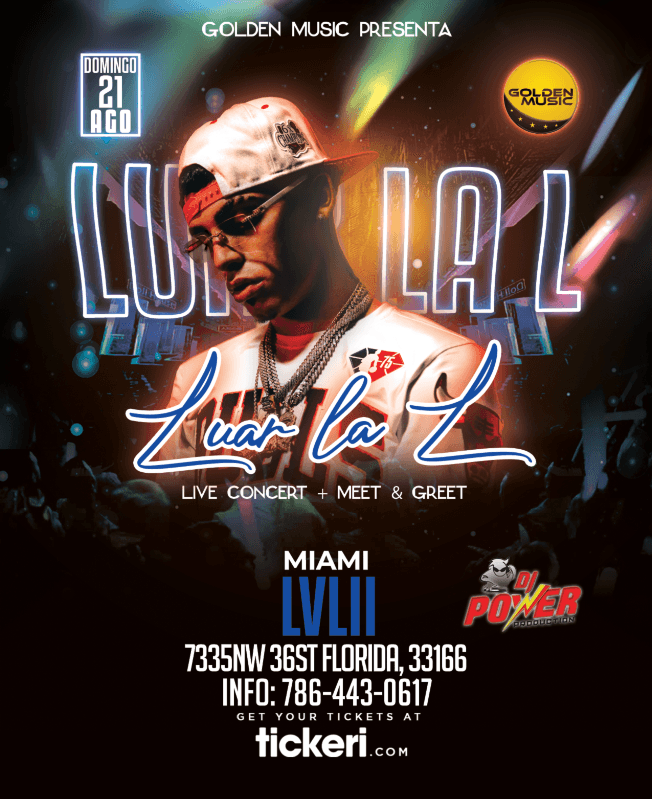 Event - LUAR LA L EN CONCIERTO, MIAMI FLORIDA - Miami, Florida - August 21, 2022 | concert tickets