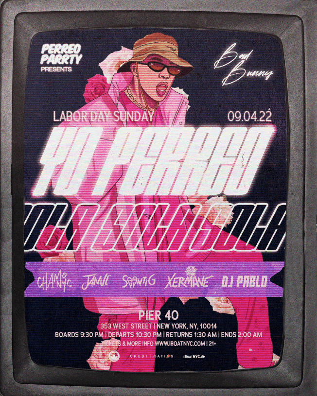 Event - BAD BUNNY TRIBUTE Yacht Party: YO PERREO SOLA Mega Boat Cruise - New York, New York - September 4, 2022 | concert tickets