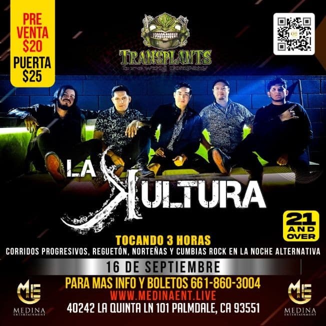 Event - LA KULTURA EN CONCIERTO ! PALMDALE CALIFORNIA - Palmdale, California - September 16, 2022 | concert tickets