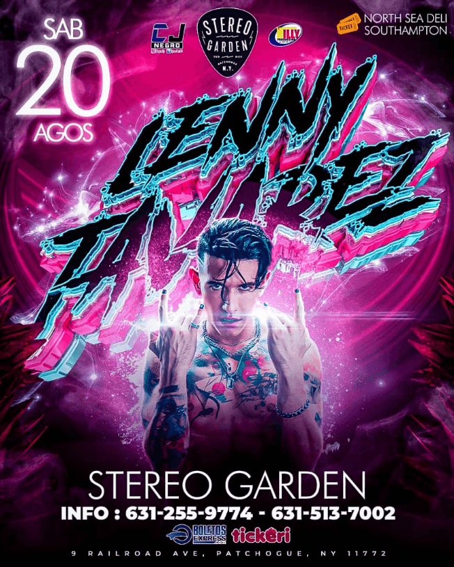 Event - LENNY TAVAREZ EN CONCIERTO ! PATCHOGUE NEW YORK - CANCELADO - Patchogue, New York - August 20, 2022 | concert tickets