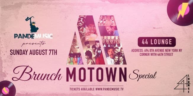 Event - BRUNCH MOTOWN - New York, New York - August 7, 2022 | concert tickets