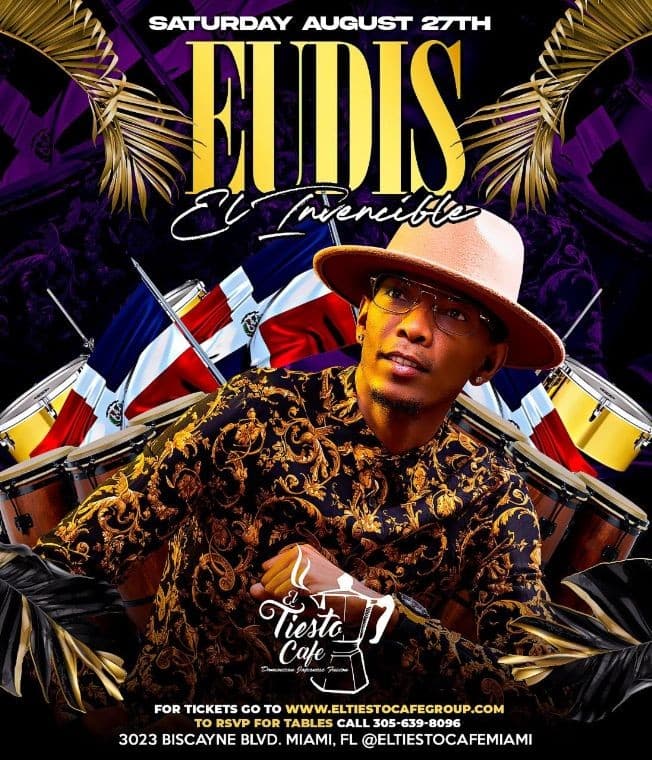 Event - Eudis EL Invencible - Miami, Florida - 27 de agosto de 2022 | concert tickets