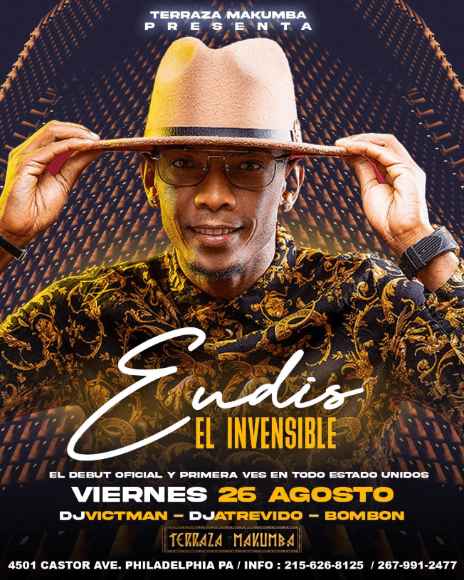 Event - EUDIS EL INVISIBLE EN CONCIERTO ! PHILADELPHIA PENNSYLVANIA - Philadelphia, Pennsylvania - August 26, 2022 | concert tickets