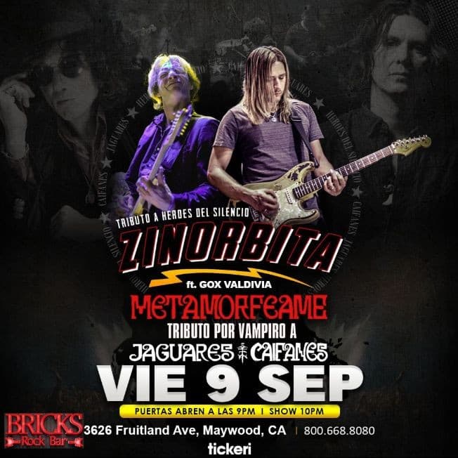 Event - TRIBUTO A HEROES, CAIFANES Y JAGUARES EN MAYWOOD CALIFORNIA - Maywood, California - September 9, 2022 | concert tickets