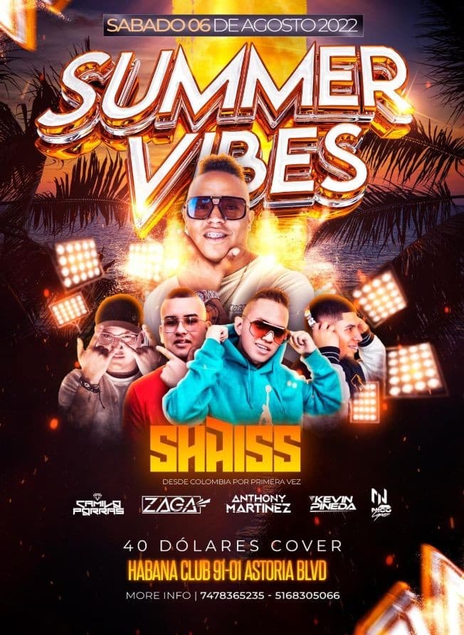 Event - DJ SHAISS EN VIVO ! QUEENS NEW YORK - Queens, New York - August 6, 2022 | concert tickets