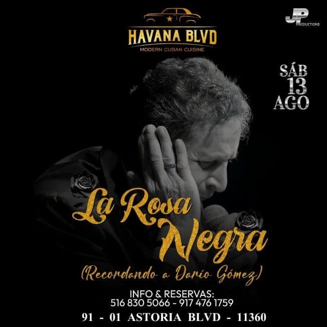 Event - LA ROSA NEGRA RECORDANDO A DARIO GOMEZ EN NEW YORK NY - New York, New York - 13 de agosto de 2022 | concert tickets