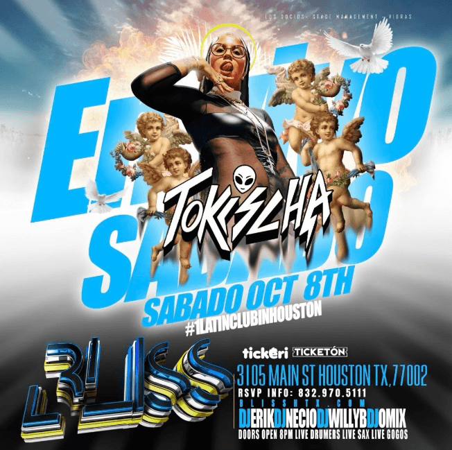 Event - TOKISCHA LIVE EN HOUSTON TEXAS - Houston, Texas - October 8, 2022 | concert tickets