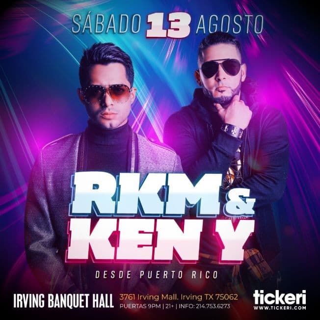 Event - RAKIM & KEN-Y EN DALLAS - Irving, Texas - August 13, 2022 | concert tickets