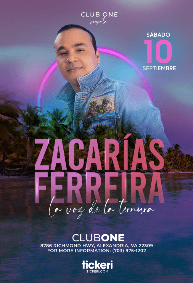 Event - ZACARIAS FERREIRA EN CONCIERTO ! ALEXANDRIA VIRGINIA - Alexandria, Virginia - September 10, 2022 | concert tickets