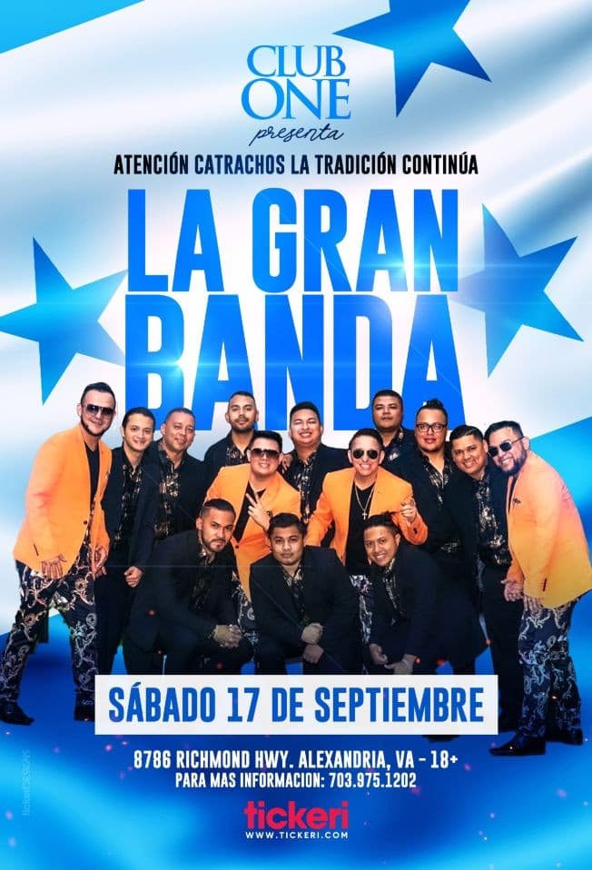 Event - LA GRAN BANDA EN CONCIERTO ! ALEXANDRIA VIRGINIA - Alexandria, Virginia - September 17, 2022 | concert tickets