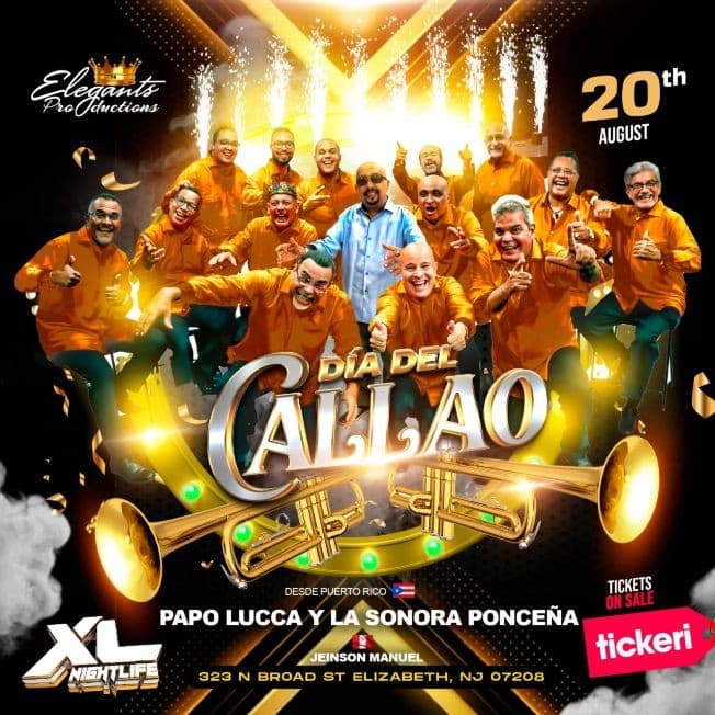 Event - DIA DEL CALLAO CON LA SONORA PONCEÑA EN CONCIERTO ! ELIZABETH NEW JERSEY - Elizabeth, New Jersey - August 20, 2022 | concert tickets