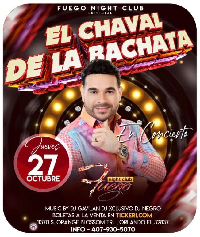 Event - El Chaval - Orlando, Florida - October 27, 2022 | concert tickets