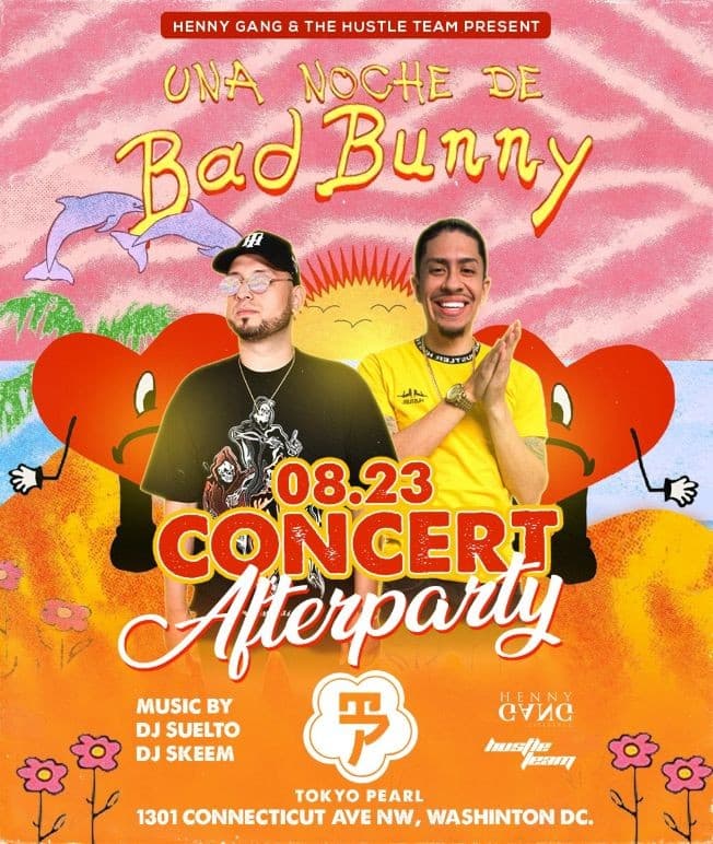 Event - Bad Bunny Concert Afterparty En Washington, DC!! "Una Noche De Bad Bunny" - Washington, District Of Columbia - August 23, 2022 | concert tickets