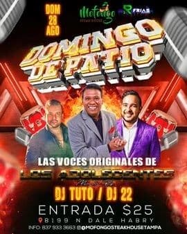 Event - Los Adolescentes (Las Voces Originales) Live - Tampa, Florida - August 28, 2022 | concert tickets
