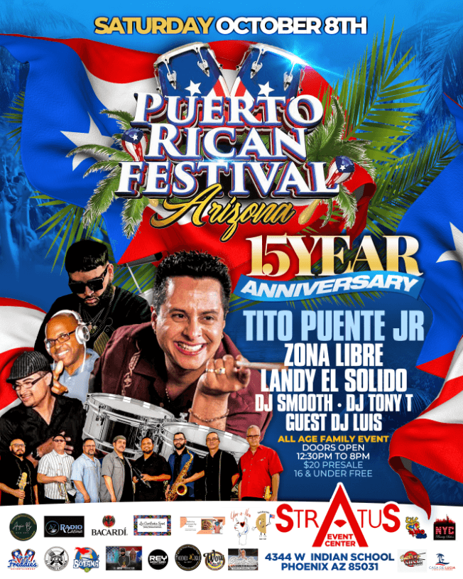 Event - Puerto Rican Festival 2022 - Phoenix, Arizona - October 8, 2022 | concert tickets