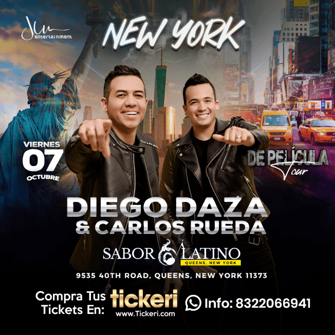 Event - DIEGO DAZA NEW YORK - Queens, New York - October 7, 2022 | concert tickets