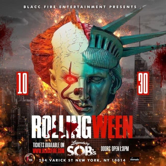 Event - RollingWeen : Halloween Party - New York, New York - October 30, 2022 | concert tickets