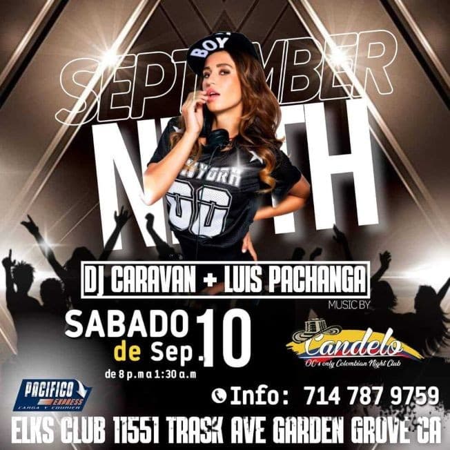 Event - SEPTEMBER NIGHT CON DJ CARAVAN & DJ PACHANGA !  GARDEN GROVE CALIFORNIA - Garden Grove, California - 10 de septiembre de 2022 | concert tickets