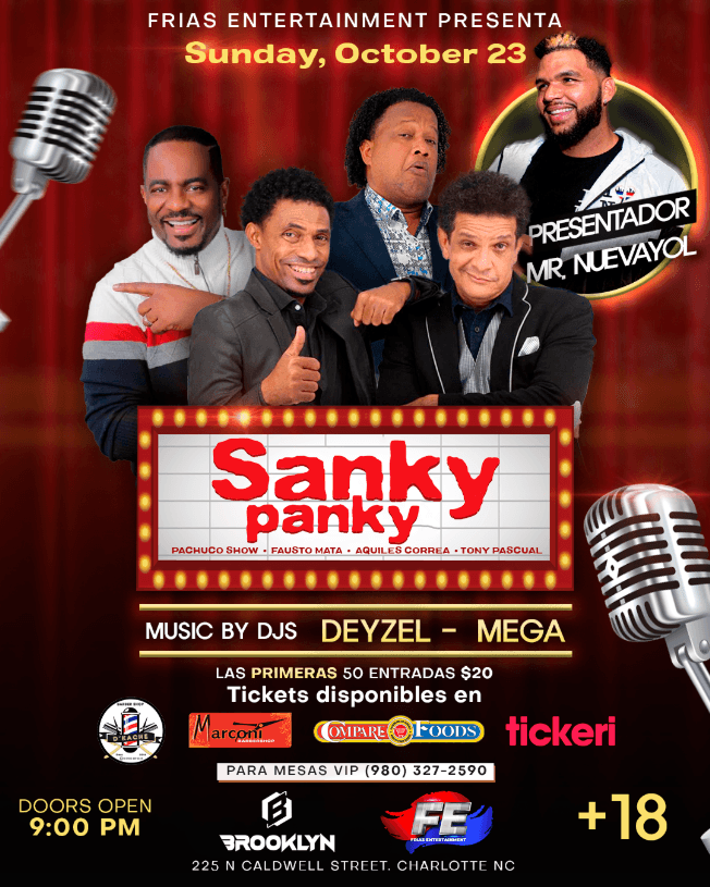 Event - Los Sanky Panky - Charlotte, North Carolina - October 23, 2022 | concert tickets