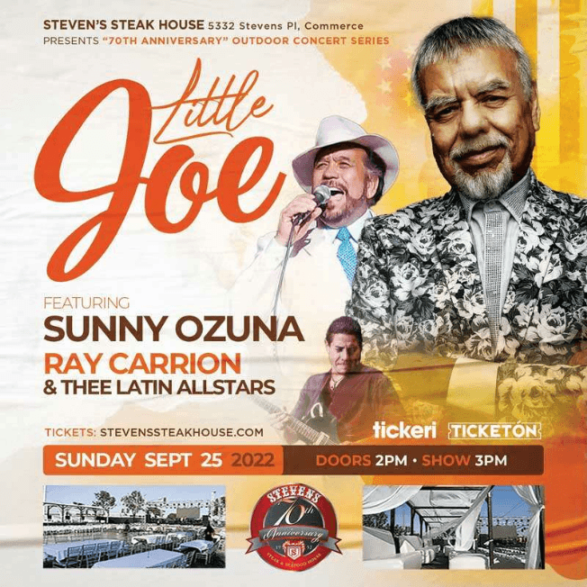 Event - LITTLE JOE EN CONCIERTO ! COMMERCE CALIFORNIA - Commerce, California - September 25, 2022 | concert tickets