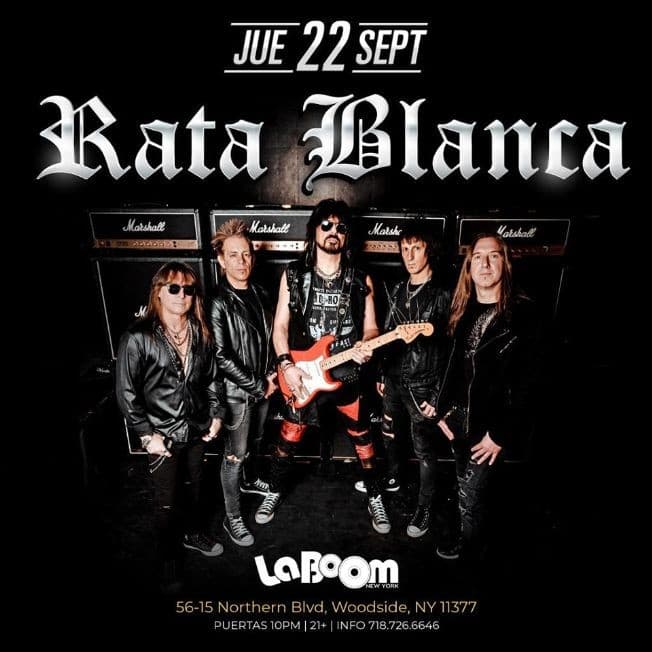Event - RATA BLANCA EN NEW YORK - Woodside, New York - September 22, 2022 | concert tickets