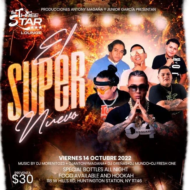 Event - EL SUPER NUEVO EN CONCIERTO ! HUNTINGTON STATION NEW YORK - Huntington Station, New York - October 14, 2022 | concert tickets