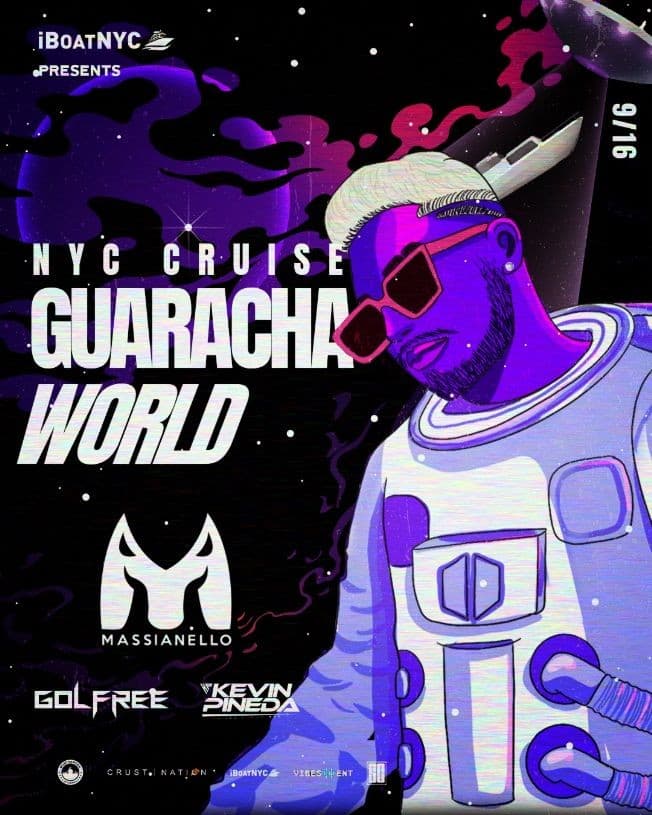 Event - GUARACHA World Presents MASSIANELLO - Latin Yacht Party NYC - New York, New York - September 16, 2022 | concert tickets