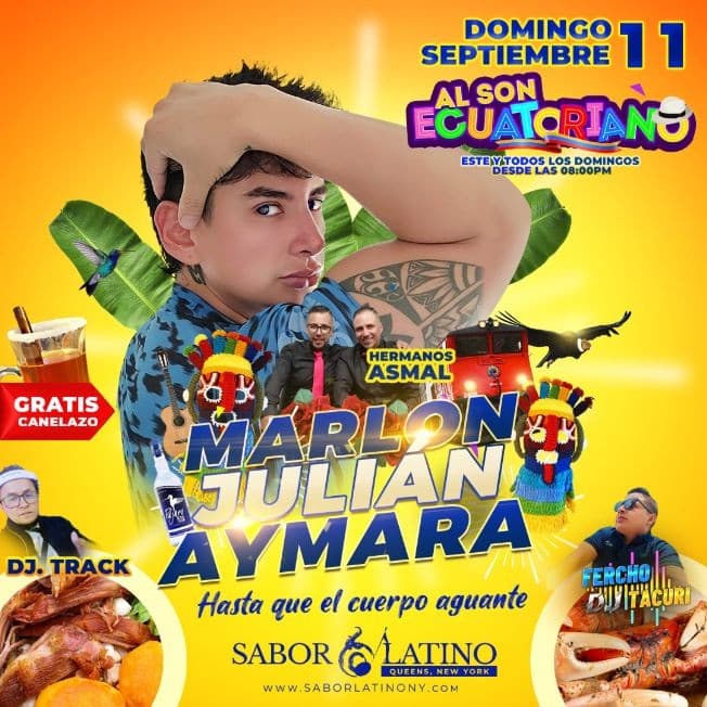 Event - MARLON JULIAN AYMARA ! NEW YORK - Queens, New York - September 11, 2022 | concert tickets