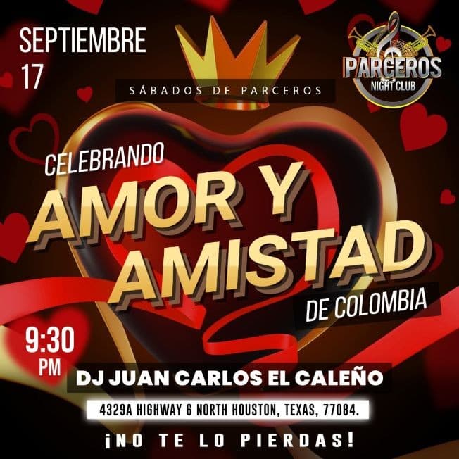 Event - Rumba de Amor y Amistad en Parceros - Houston, Texas - September 17, 2022 | concert tickets