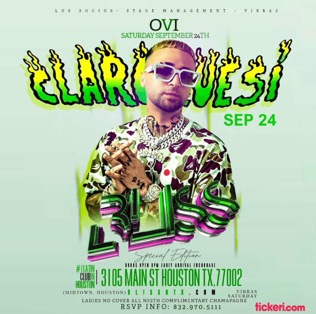 Event - OVI EN CONCIERTO ! HOUSTON TEXAS - Houston, Texas - September 24, 2022 | concert tickets