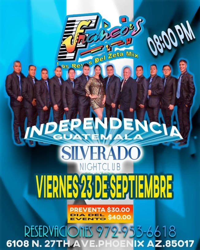Event - Los Franco’s y Su Zeta Mix en Phoenix - Phoenix, Arizona - September 23, 2022 | concert tickets