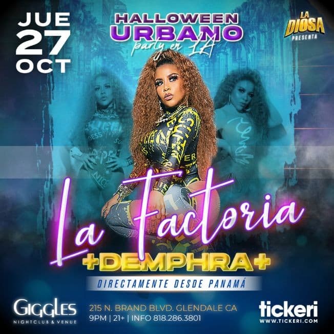 Event - LA FACTORIA EN LOS ANGELES - Glendale, California - October 27, 2022 | concert tickets