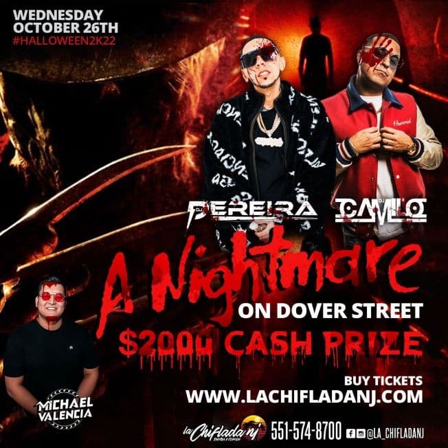 Event - NIGHTMARE AT LA CHIFLADA - Paterson, New Jersey - October 26, 2022 | concert tickets