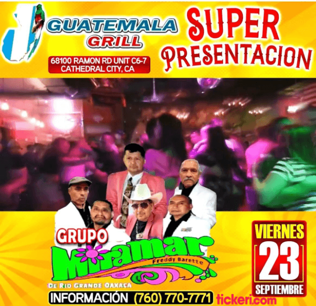 Event - GRUPO MIRAMAR EN CONCIERTO ! CATHEDRAL CITY CALIFORNIA - Cathedral City, California - September 23, 2022 | concert tickets