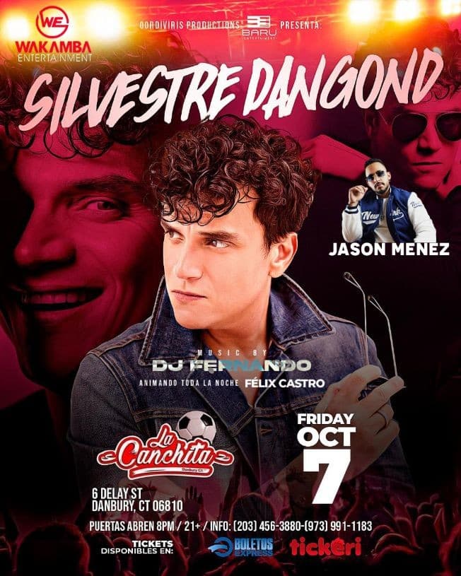 Event - Silvestre Dangond -  EN CONNECTICUT - Danbury, Connecticut - October 7, 2022 | concert tickets