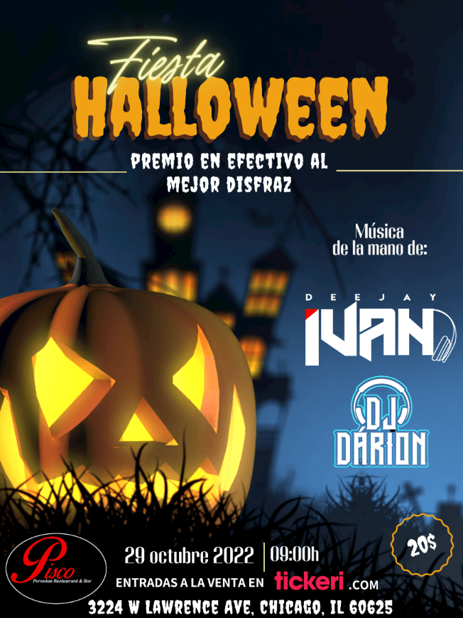 Event - HALLOWEN LATINO - Chicago, Illinois - October 29, 2022 | concert tickets