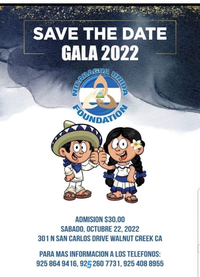 Event - NIcaragua Unida Foundation- GALA 2022 - Walnut Creek, California - October 22, 2022 | concert tickets