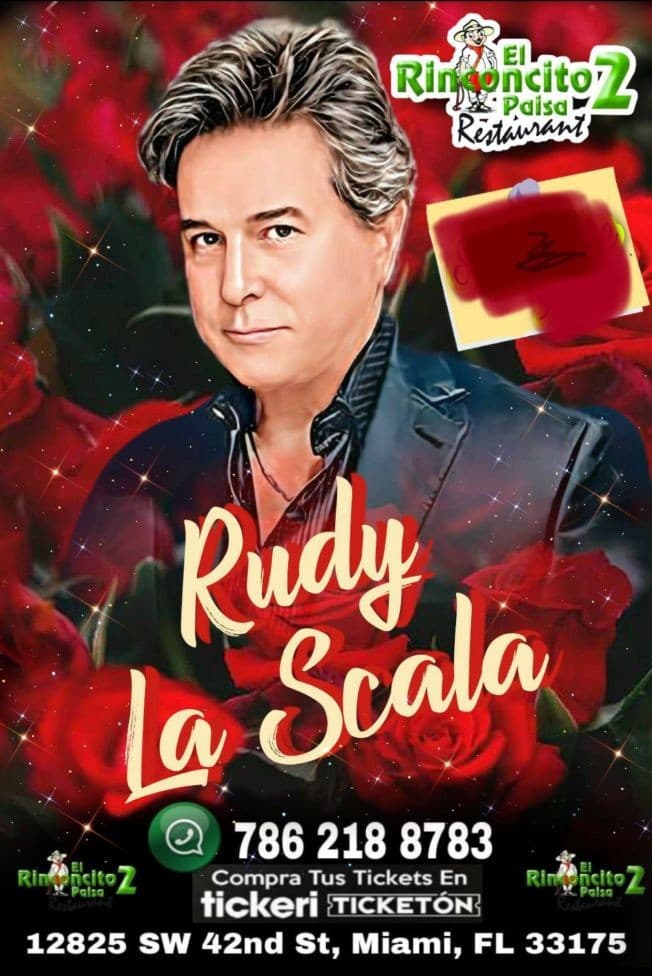 Event - RUDY LA SCALA EN MIAMI - West Palm Beach, Florida - October 21, 2022 | concert tickets