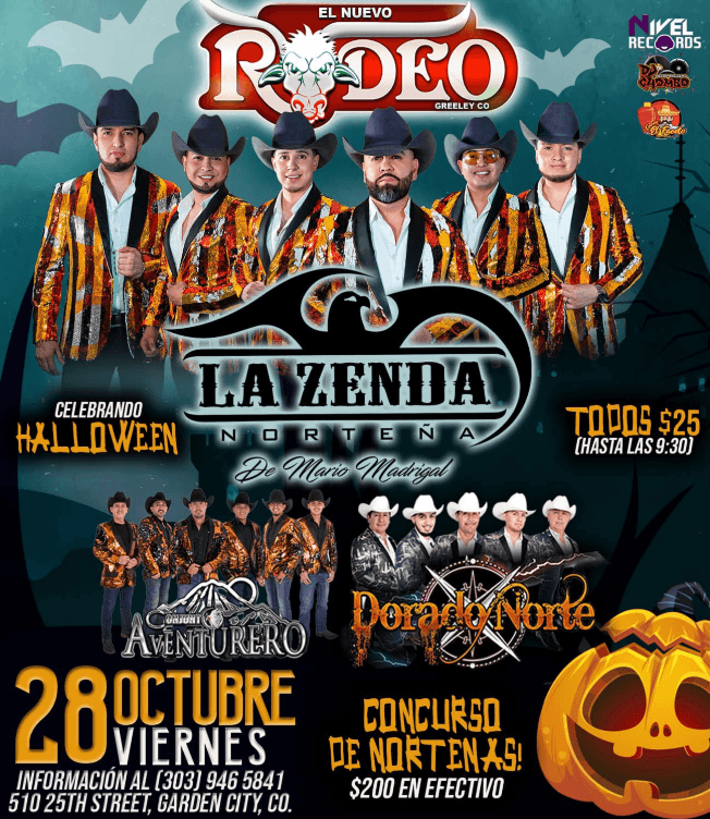 Event - LA ZENDA NORTEÑA , DORADO NORTE , CONJUNTO AVENTURERO EN CONCIERTO! GARDEN CITY  COLORADO - Garden City, Colorado - October 28, 2022 | concert tickets