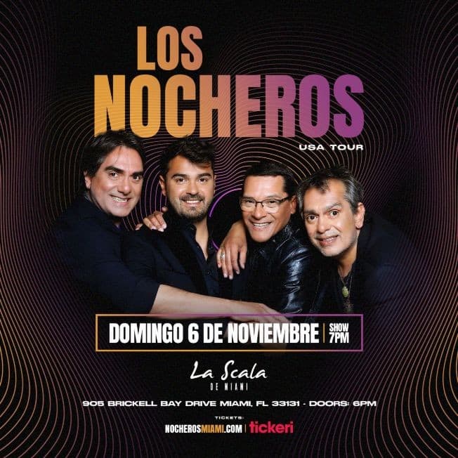 Event - LOS NOCHEROS EN CONCIERTO ! MIAMI FLORIDA - Miami, Florida - November 6, 2022 | concert tickets